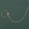 Antique Pearl Nose Ring with Gold Plating