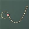 Antique Pearl Nose Ring with Gold Plating