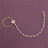 Antique Pearl Nose Ring with Gold Plating