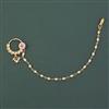 Antique Pearl Nose Ring with Gold Plating
