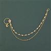 Antique Pressing Nose Ring with Gold Plating