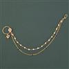Antique Pressing Nose Ring with Gold Plating