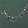 Antique Pearl Nose Ring with Gold Plating