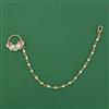 Antique Pearl Nose Ring with Gold Plating
