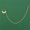 Antique Pearl Nose Ring with Gold Plating
