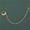 Antique Pearl Nose Ring with Gold Plating