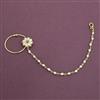 Antique Pressing Nose Ring with Gold Plating