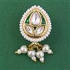 Antique Pearl Nose Ring with Gold Plating