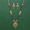Antique Classic Mangalsutra with Matte Gold Plating