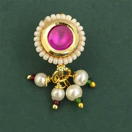 Antique Pressing Nose Ring with Gold Plating