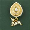 Antique Pearl Nose Ring with Gold Plating