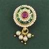 Antique Pearl Nose Ring with Gold Plating