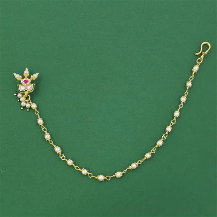 Antique Pressing Nose Ring with Gold Plating