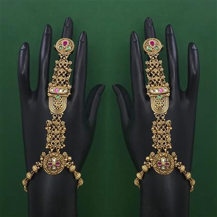 Antique Adjustable Hath Pan with Matte Gold Plating
