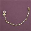 Antique Pearl Nose Ring with Gold Plating