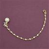 Antique Pearl Nose Ring with Gold Plating
