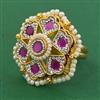 Antique Adjustable Ring with Gold Plating