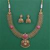 Antique Temple Necklace with Matte Gold Plating