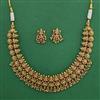 Antique Temple Necklace with Matte Gold Plating