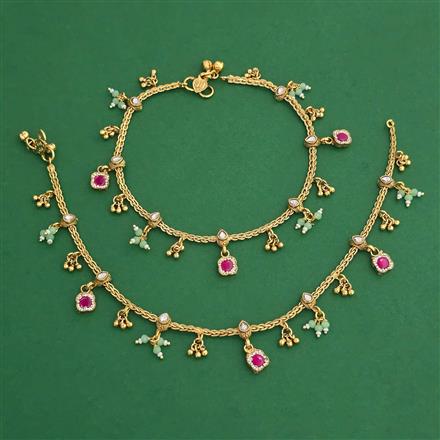 Antique Classic Payal with Gold Plating