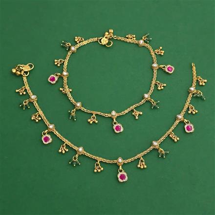 Antique Classic Payal with Gold Plating