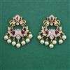 Antique Pearl Earring with Gold Plating