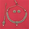 Antique Pearl Necklace with Mehndi Plating