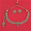 Antique Pearl Necklace with Mehndi Plating