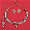 Antique Pearl Necklace with Mehndi Plating