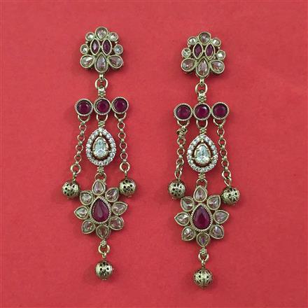 Antique Classic Earring with Mehndi Plating