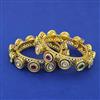 Antique Openable Bangles with Matte Gold Plating