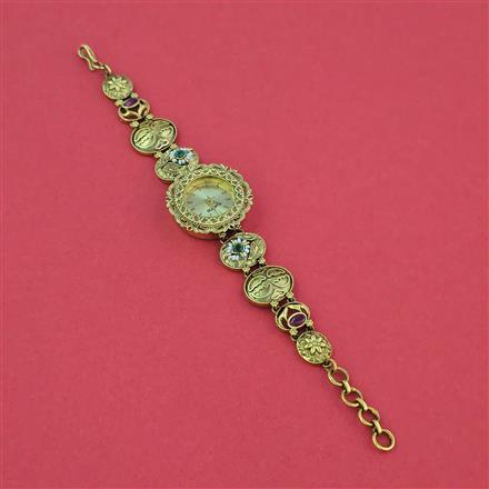 Antique Pearl Watch with Gold Plating