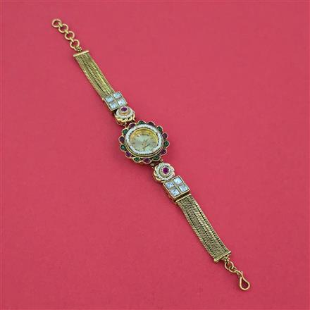 Antique Pearl Watch with Gold Plating