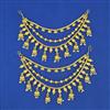 Antique Multi Layer Ear Chain with Gold Plating