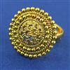 Antique Adjustable Ring with Gold Plating