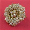 Antique Adjustable Ring with Gold Plating