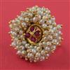 Antique Adjustable Ring with Gold Plating