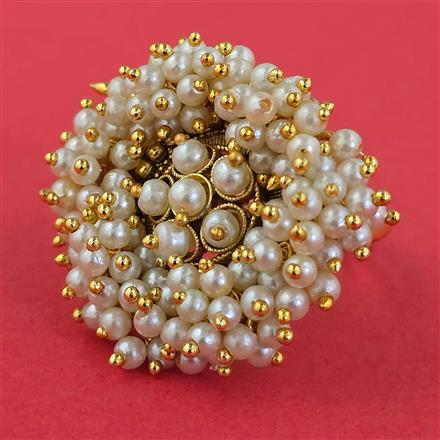 Antique Adjustable Ring with Gold Plating