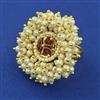 Antique Pearl Ring with Gold Plating