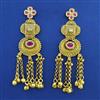 Antique Classic Earring with Matte Gold Plating