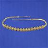 Antique Temple Belt with Matte Gold Plating