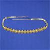 Antique Temple Belt with Matte Gold Plating