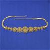 Antique Temple Belt with Matte Gold Plating