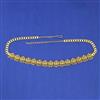 Antique Temple Belt with Matte Gold Plating