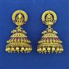Antique Jhumki with Matte Gold Plating