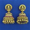 Antique Jhumki with Matte Gold Plating
