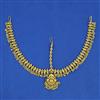 Antique Temple Damini with Matte Gold Plating