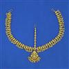 Antique Temple Damini with Matte Gold Plating