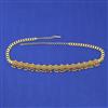 Antique Temple Belt with Matte Gold Plating