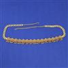 Antique Temple Belt with Matte Gold Plating